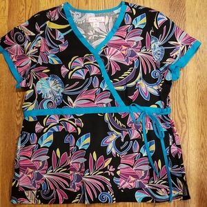 Koi by Kathy Peterson scrub top